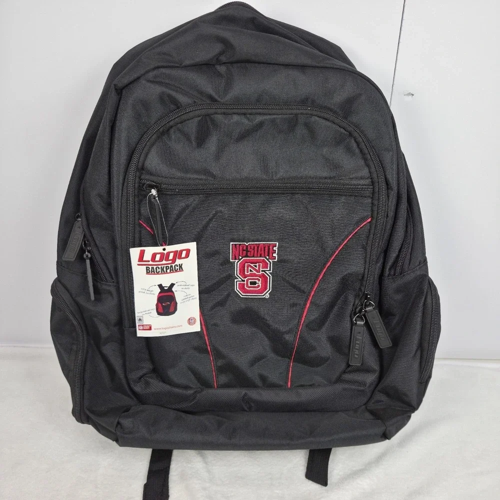 Logo NC State Wolfpack Utility Laptop Backpack  New W Tags Travel Bag